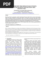 Download KLASIFIKASI DOKUMEN TEKS MENGGUNAKAN SVM-DTApdf by Akhmad Pandhu W SN242024953 doc pdf