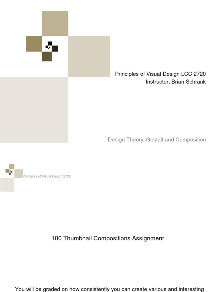 Design Theory, Gestalt and Composition | PDF | Rectangle | Composition ...
