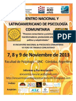 Programa Encuentro Psi Comunitaria 2013 Cba PDF