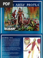 Eldar Army Profile