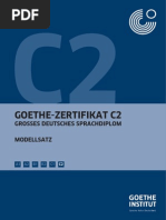 Goethe Zertifikat C2 ModelTest