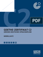 Goethe Zertifikat C2 ModelTest