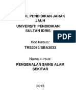 Modul SBA3033 Pengenalan Sains Alam Sekitar