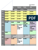 Timetable t1 2014