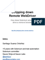 Stripping Down RemoteWebDriver