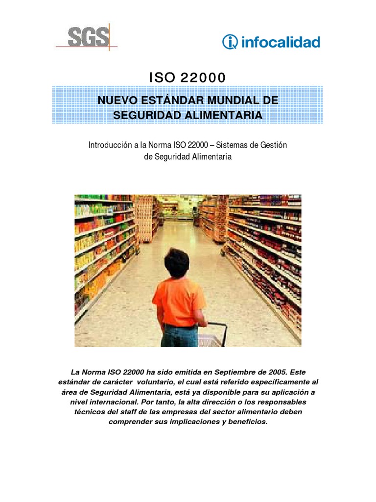 Resumen ISO 22000 PDF | PDF | Análisis de Riesgo y Puntos Críticos de ...