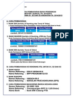 Cara Bayar Sem1 2014 MHS BARU 2014