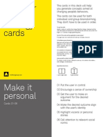 Behavioral Change Strategy Cards - v. Feb. 2014