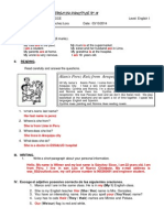 English Practice #1 PDF