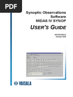 Midas IV Synop User's Guide M010033en-D