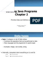 Ch02 Primitive Data Definite Loops