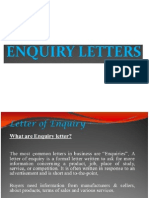 Enquiry Letter
