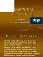 B 03 - Variabel Dan Hipotesis