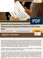 Research and Development Trend Forecast of Pharmaceutical Equipment Market in China 2014-2018