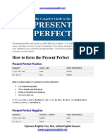 The Complete Guide to the Present Perfect Tense in English