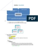 Bio Chap 5 Meiosis