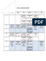 Jadwal Tampil Kelompok I: (BST, Ronde) (BST) (BST)