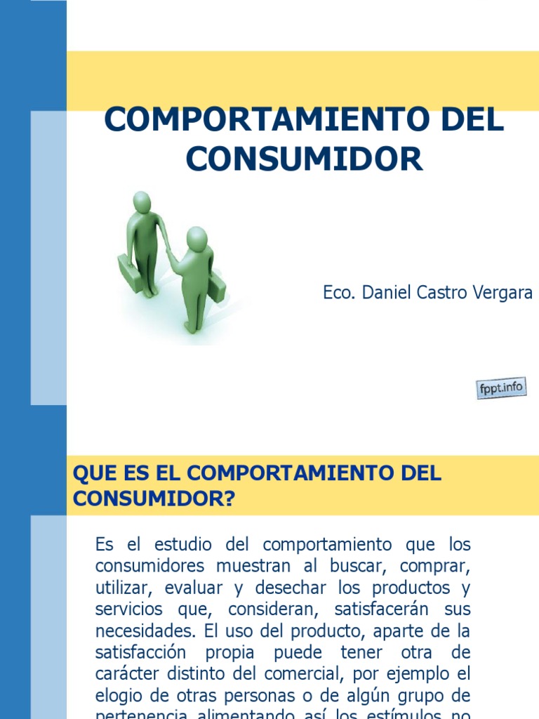 Tema 2 Definición de Comportamiento del Consumidor