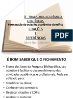 PPT 6  - TRABALHOS ACAD MICOS REFERENCIAS.ppt