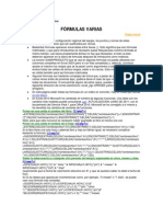Fórmulas Varias PDF