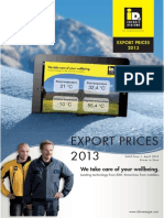 Export Pricelist 2013