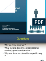 Organization Theory (Organization Ecology, Organization Economics, Institutional)