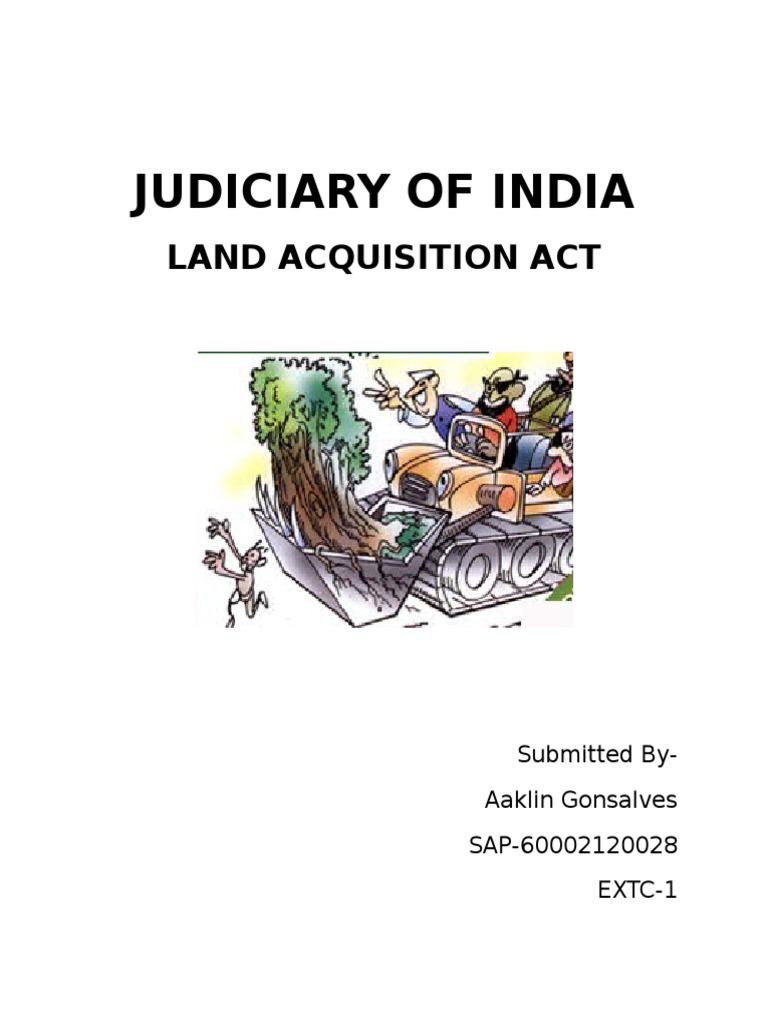 Land Acquisition Act Summary PDF Economies Agriculture