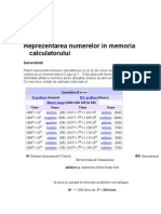 Reprezentarea Numerelor in Calculator