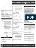 chemistry cheats mcat