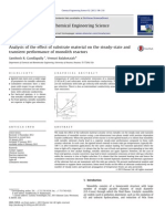 Analysis of The Effect of Substrate Material On The Steady-State and Transient Performance of Monolith Reactors