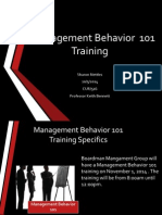 1nettlesmanagement Behavior 101