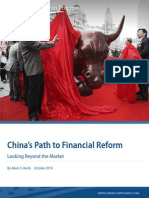 China's Path To Financial Reform