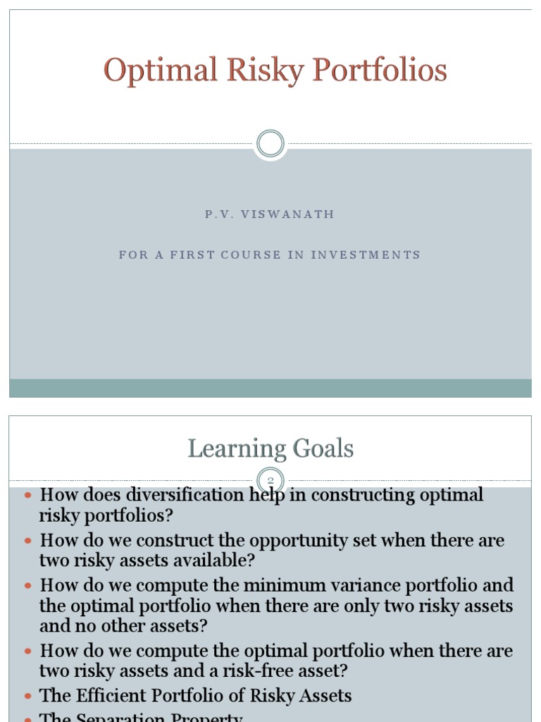 Chapter 7 optimal risky portfolios essay 06 picture