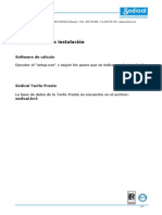 Instrucciones de Instalacion Software y Presto PDF