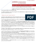 Regime Fiscal Des Fusions Au Maroc PDF