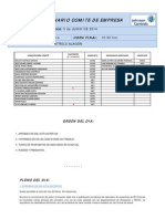 Nº4 Junio 2014 - Acta Pleno Ordinario Comite de Empresa PDF