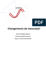 Changements de Mesure Def Def