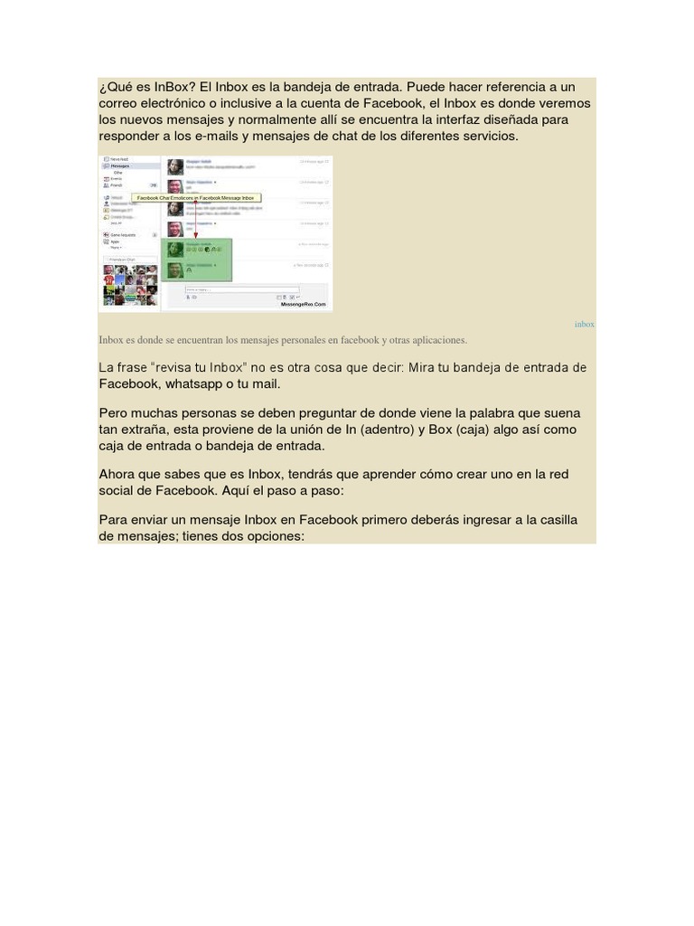 Qué Es InBox | PDF