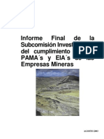 Informe Final de La Sub Comision