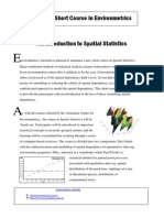 An Introduction To Spatial Statistics-EA PDF