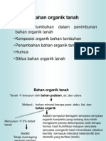 Bahan Organik Tanah (Revisi 2013)