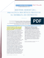 Prevalência de defeitos proteicos na esferocitose hereditária