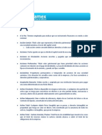Glosario para Finanzas PDF