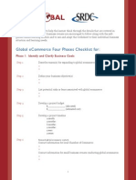 Global Ecommerce Four Phases Checklist For:: Phase 1: Identify and Clarify Business Goals