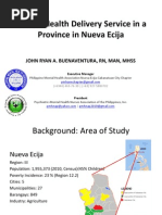Nueva Ecija Mental Health Status