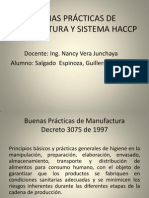 Buenas Prácticas de Manufactura Y Sistema Haccp