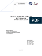 MANUAL DE PROYECTO SOCIO INTEGRADOR PNF Mecanica IUTJAA JUNIO 2011