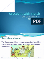 Reactions With Metals