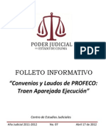 PROFECO Convenios Y LAUDOS PDF