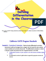 Defining Differentiation in The Classroom